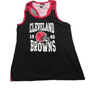 Cleveland  Browns Top Womens Extra Large Team Apparel Razor Back NFL Tank Top XL